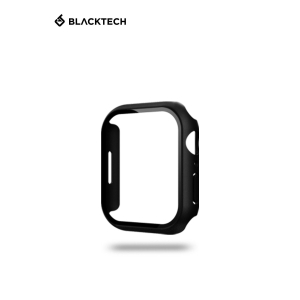 Google Pixel Watch BLACKTECH Case With Tempered Glass - Black