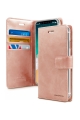 iPhone 16 Pro Goospery Mercury Blue Moon Diary - Rose Gold