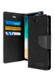Samsung Galaxy S10e Goospery Mercury Canvas Diary - Black/Black