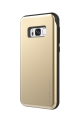 Samsung Galaxy S8 Plus Goospery Mercury Sky Slide Bumper - Gold/Black