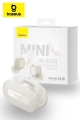Baseus Bowie EZ10 Physical Noise Cancellation True Wireless Earphones - White