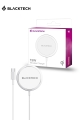 BLACKTECH 15W 2in1 Magnetic+Normal Qi Wireless Charger - White