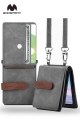 Samsung Galaxy Z Flip 4 Goospery Mercury Leather strap Diary - Grey
