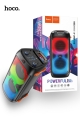 Hoco BS53 Manhattan Bluetooth Speaker With 2 Wireless Microphone - Black