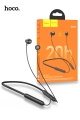 Hoco ES67 20 Hours Perception Neckband Bluetooth Earphones - Black