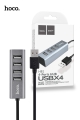 Hoco HB1 4 USB Hub - Black