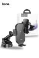 Hoco HW5 15W Center Console Journey Wireless Car Holder - Black