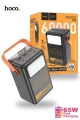 Hoco J110A 60000mAh 65W Powermaster Power Bank With LED Lamp - Black