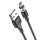 Hoco X52 Magnetic USB-A To Lightning Charging Cable - Black