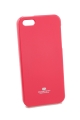 iPhone 5/5S/SE Goospery Mercury Pearl Jelly  - Hot Pink
