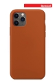 iPhone 11 Pro Max BLACKTECH Soft Feeling With Soft Micro Fiber - Brown