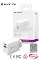 BLACKTECH BC03 USB-C USB-A 30W PD QC3.0 Adapter With Smart IC - White