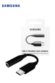 Samsung USB-C to 3.5mm Headphone Jack Adapter - Black