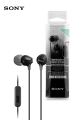 Sony 3.5mm Handsfree With Control and Mic MDR-EX15AP - Black