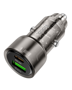 Hoco Z52 PD38W 1C1A Spacious Car Charger - Black